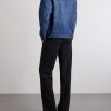 Embroidered Denim Jacket - BK