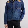 Embroidered Denim Jacket - FR