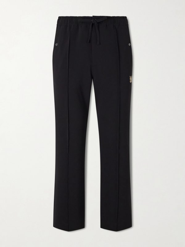 Piping Cowboy Straight-Leg Embroidered Woven Trousers Piping Cowboy Straight-Leg Embroidered Woven Trousers