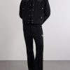 Piping Cowboy Straight-Leg Embroidered Woven Trousers - OU Piping Cowboy Straight-Leg Embroidered Woven Trousers - OU