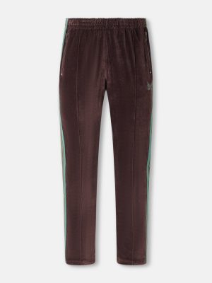 Bootcut Logo-Embroidered Striped Velour Track Pants Bootcut Logo-Embroidered Striped Velour Track Pants