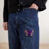 Straight-Leg Logo-Embroidered Jeans - CU Straight-Leg Logo-Embroidered Jeans - CU