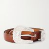 Papillon 2.5cm Leather Belt
