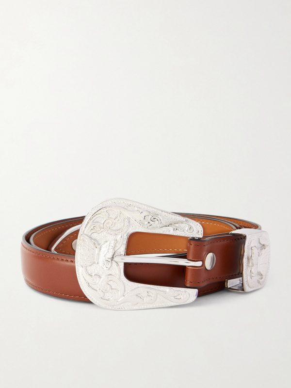 Papillon 2.5cm Leather Belt