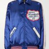 Stadium Logo-Embroidered Appliquéd Satin Bomber Jacket Stadium Logo-Embroidered Appliquéd Satin Bomber Jacket
