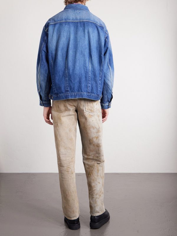 Darts Bottom Denim Jacket - BK