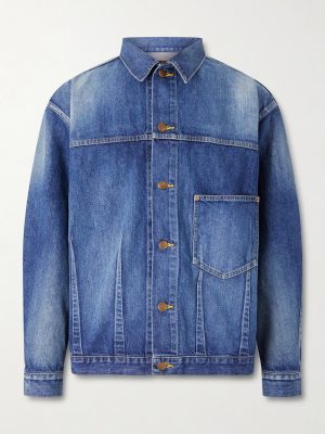 Darts Bottom Denim Jacket Darts Bottom Denim Jacket