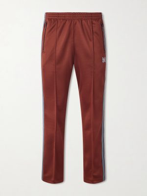 Bootcut Logo-Embroidered Striped Jersey Sweatpants Bootcut Logo-Embroidered Striped Jersey Sweatpants