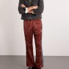 Bootcut Logo-Embroidered Striped Jersey Sweatpants - OU Bootcut Logo-Embroidered Striped Jersey Sweatpants - OU