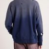 Logo-Print Distressed Cotton-Jersey Sweatshirt - BK Logo-Print Distressed Cotton-Jersey Sweatshirt - BK