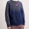 Logo-Print Distressed Cotton-Jersey Sweatshirt - FR Logo-Print Distressed Cotton-Jersey Sweatshirt - FR