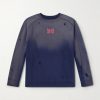 Logo-Print Distressed Cotton-Jersey Sweatshirt Logo-Print Distressed Cotton-Jersey Sweatshirt