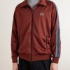 Logo-Embroidered Striped Jersey Track Jacket - FR Logo-Embroidered Striped Jersey Track Jacket - FR