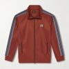 Logo-Embroidered Striped Jersey Track Jacket Logo-Embroidered Striped Jersey Track Jacket