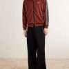 Logo-Embroidered Striped Jersey Track Jacket - OU Logo-Embroidered Striped Jersey Track Jacket - OU