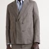 Leon Wool, Silk and Linen-Blend Suit Jacket - FR Leon Wool, Silk and Linen-Blend Suit Jacket - FR