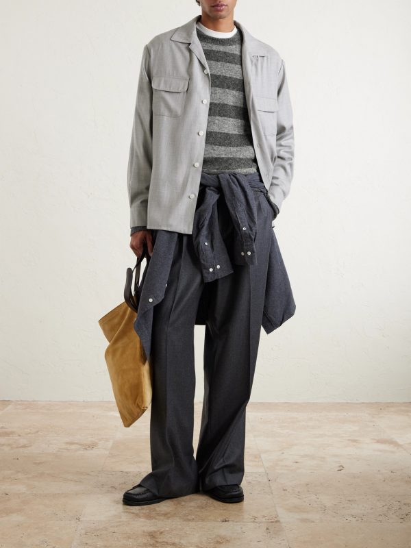 Randy Striped Knitted Sweater - OU