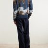 Terry Jacquard-Knit Cardigan - BK