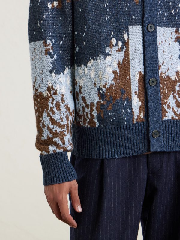 Terry Jacquard-Knit Cardigan - CU