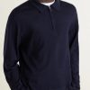 Wool Half-Zip Polo Sweater - FR