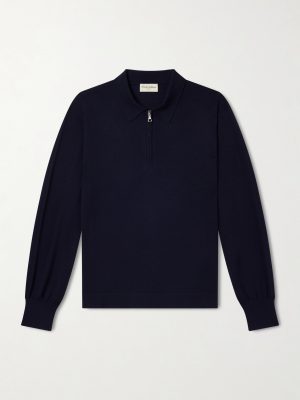 Wool Half-Zip Polo Sweater Wool Half-Zip Polo Sweater