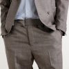 Straight-Leg Virgin Wool, Silk and Linen-Blend Trousers - E1 Straight-Leg Virgin Wool, Silk and Linen-Blend Trousers - E1