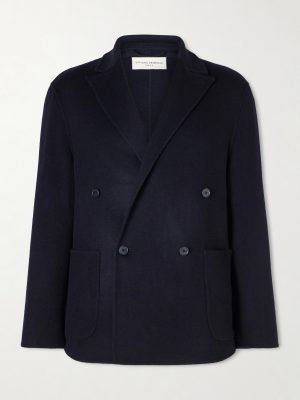 Maxwell Double-Breasted Wool Suit Jacket Maxwell Double-Breasted Wool Suit Jacket