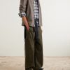 Younes Checked Cotton and Linen-Blend Shirt - OU Younes Checked Cotton and Linen-Blend Shirt - OU