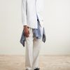 Gaston Grandad-Collar Cotton-Poplin Shirt - OU Gaston Grandad-Collar Cotton-Poplin Shirt - OU