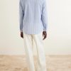 Giacomo Striped Cotton-Poplin Shirt - BK
