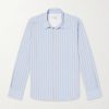 Giacomo Striped Cotton-Poplin Shirt