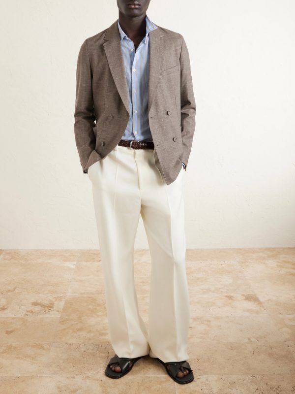 Giacomo Striped Cotton-Poplin Shirt - OU