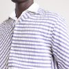 Eren Camp-Collar Striped Cotton Shirt - CU Eren Camp-Collar Striped Cotton Shirt - CU