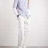 Eren Camp-Collar Striped Cotton Shirt - OU Eren Camp-Collar Striped Cotton Shirt - OU