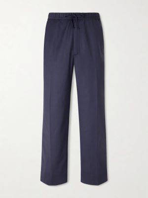 Nilson Wide-Leg Virgin Wool Drawstring Suit Trousers Nilson Wide-Leg Virgin Wool Drawstring Suit Trousers