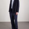 Nilson Wide-Leg Virgin Wool Drawstring Suit Trousers - OU