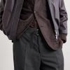 Straight-Leg Virgin Wool, Silk and Linen-Blend Trousers - E1