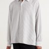 Gad Striped Lyocell-Blend Shirt - FR Gad Striped Lyocell-Blend Shirt - FR