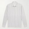 Gad Striped Lyocell-Blend Shirt Gad Striped Lyocell-Blend Shirt