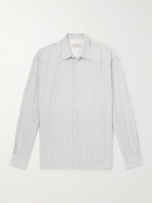 Gad Striped Lyocell-Blend Shirt