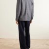 Sheldon Camp-Collar Virgin Wool, Silk and Linen-Blend Suit Jacket - BK Sheldon Camp-Collar Virgin Wool, Silk and Linen-Blend Suit Jacket - BK