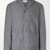 Sheldon Camp-Collar Virgin Wool, Silk and Linen-Blend Suit Jacket Sheldon Camp-Collar Virgin Wool, Silk and Linen-Blend Suit Jacket