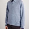 Bene Merino Wool Half-Zip Polo Shirt - FR Bene Merino Wool Half-Zip Polo Shirt - FR