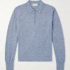 Bene Merino Wool Half-Zip Polo Shirt Bene Merino Wool Half-Zip Polo Shirt