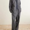 Nilson Straight-Leg Virgin Wool, Silk and Linen-Blend Drawstring Trousers - OU2