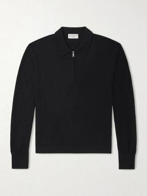 Bene Merino Wool Half-Zip Polo Shirt Bene Merino Wool Half-Zip Polo Shirt