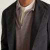 Bene Merino Wool Half-Zip Polo Shirt - CU Bene Merino Wool Half-Zip Polo Shirt - CU