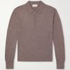 Bene Merino Wool Half-Zip Polo Shirt Bene Merino Wool Half-Zip Polo Shirt