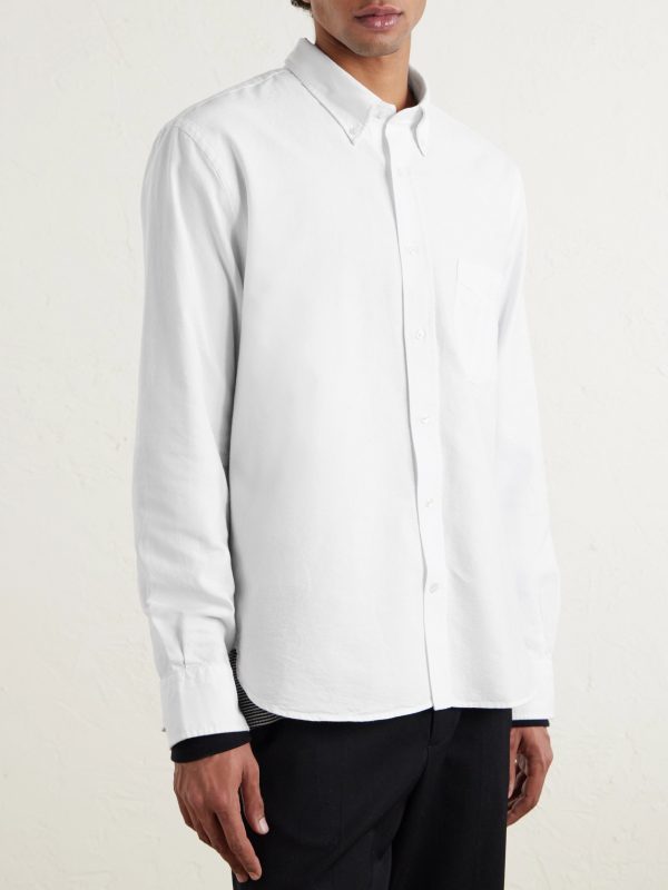 Button-Down Collar Cotton Oxford Shirt - FR Button-Down Collar Cotton Oxford Shirt - FR