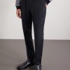 Drew Tapered Pleated Wool-Twill Trousers - FR Drew Tapered Pleated Wool-Twill Trousers - FR
